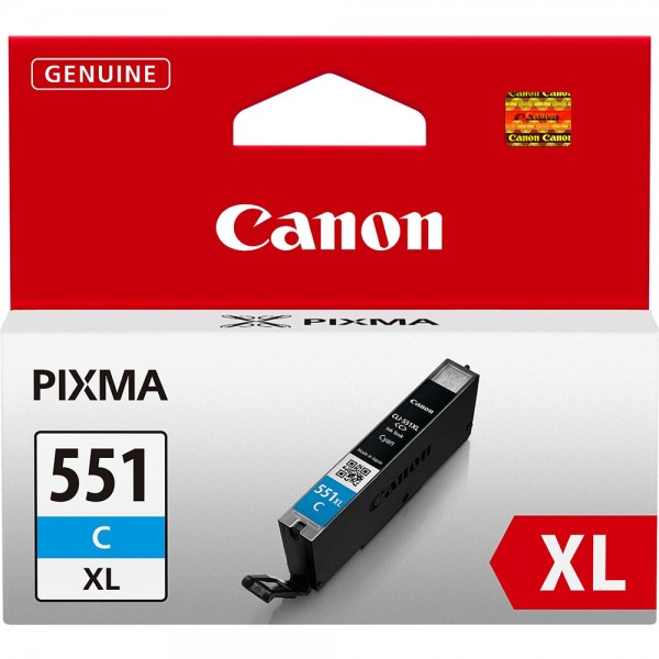 Cartus cerneala Canon Cyan cap. mare CLI-551XLC